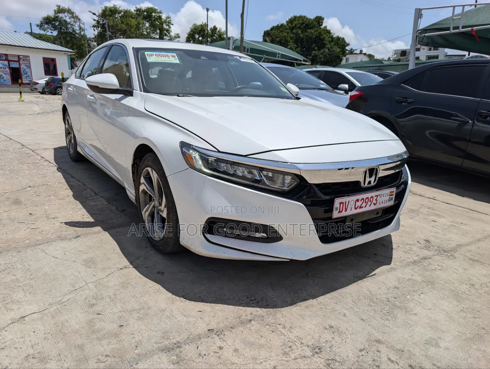 Honda Accord EX-L (2.0L 4cyl Turbo 10A) 2019 White