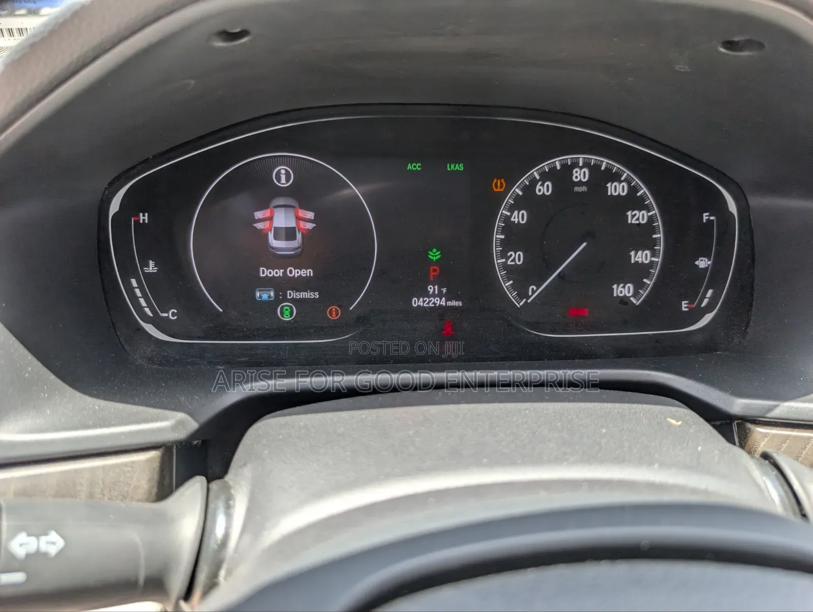Honda Accord EX-L (2.0L 4cyl Turbo 10A) 2019 White