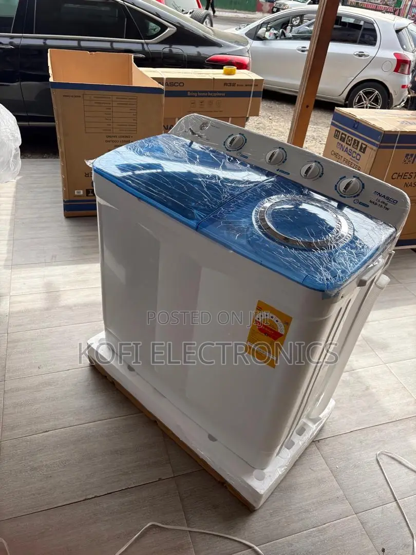 Nasco 15kg Family Size Washing Machine With Strong Spin Power