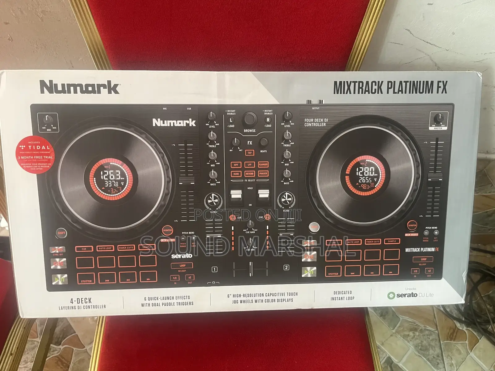 Numark Mixtrack Platinum Fx Dj Controller