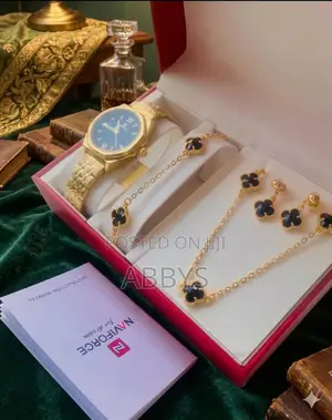 Vintage Floral 5-in 1 Jewelry Set