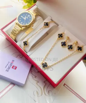 Vintage Floral 5-in 1 Jewelry Set