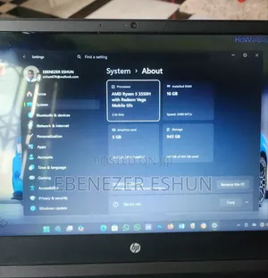 Laptop HP 15 16GB AMD Ryzen 5 SSD 1T