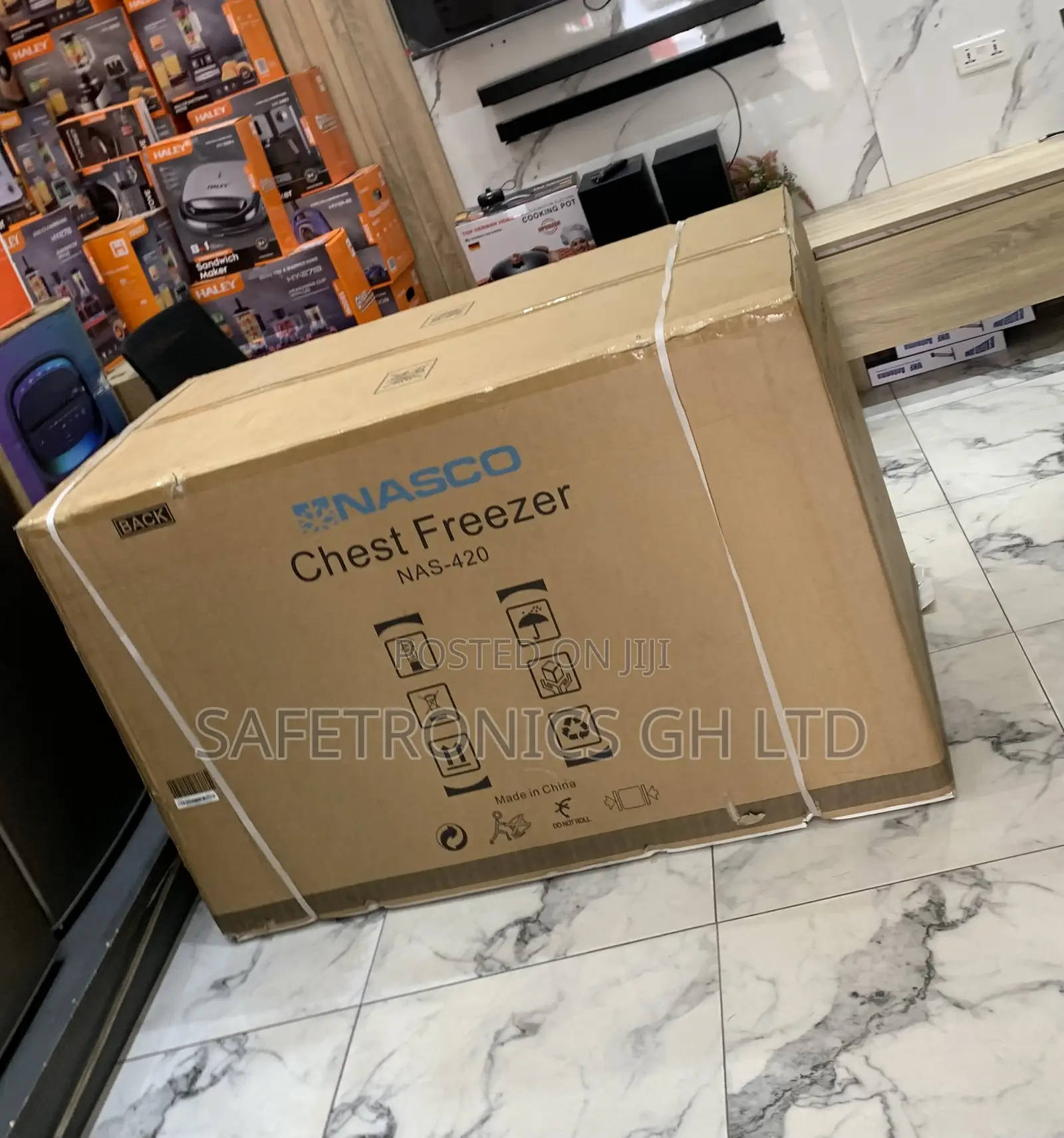 Long Lasting Nasco Chest Freezer 400l Single Door Nas-475fl-S