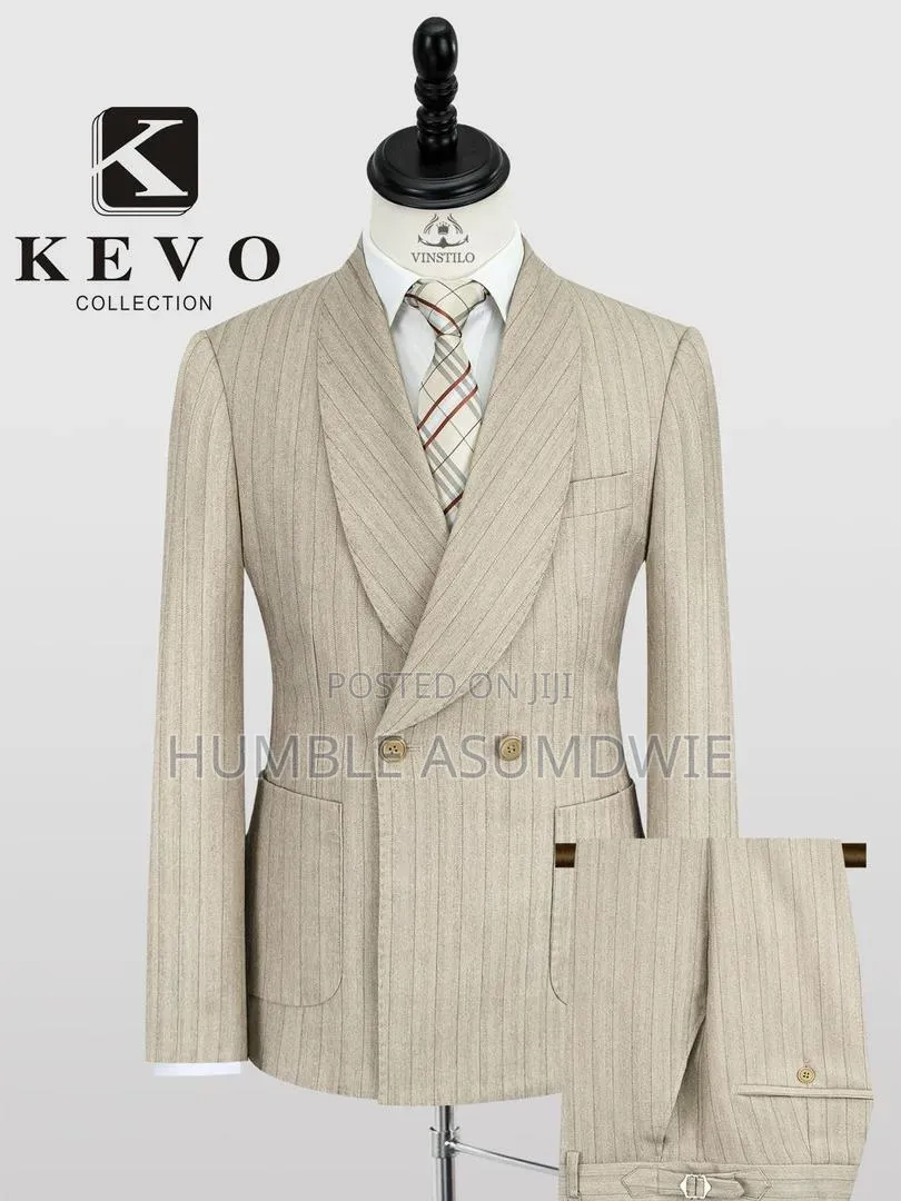 Cream Tuxedo Wedding Suit
