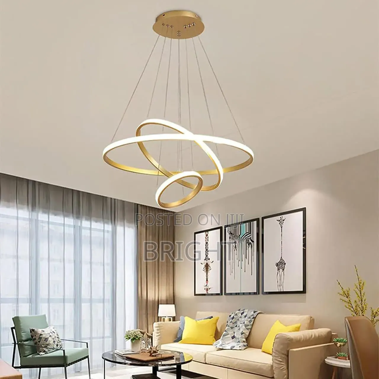 Modern Crystal Hanging Chandelier