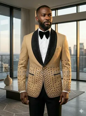 Stone Embellished Suits for Wedding and Dinner