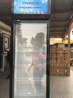 Nasco 358l Upright Display Fridge for Shops Homes