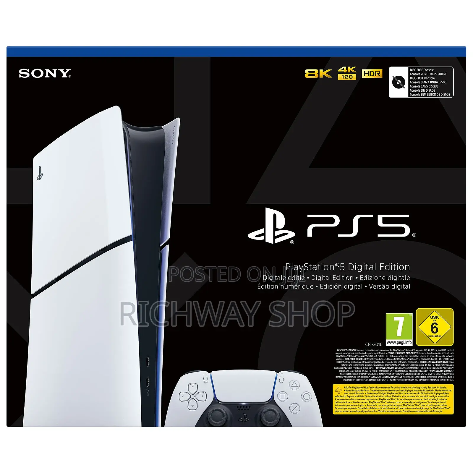 Play Station Five (5) Slim Digital