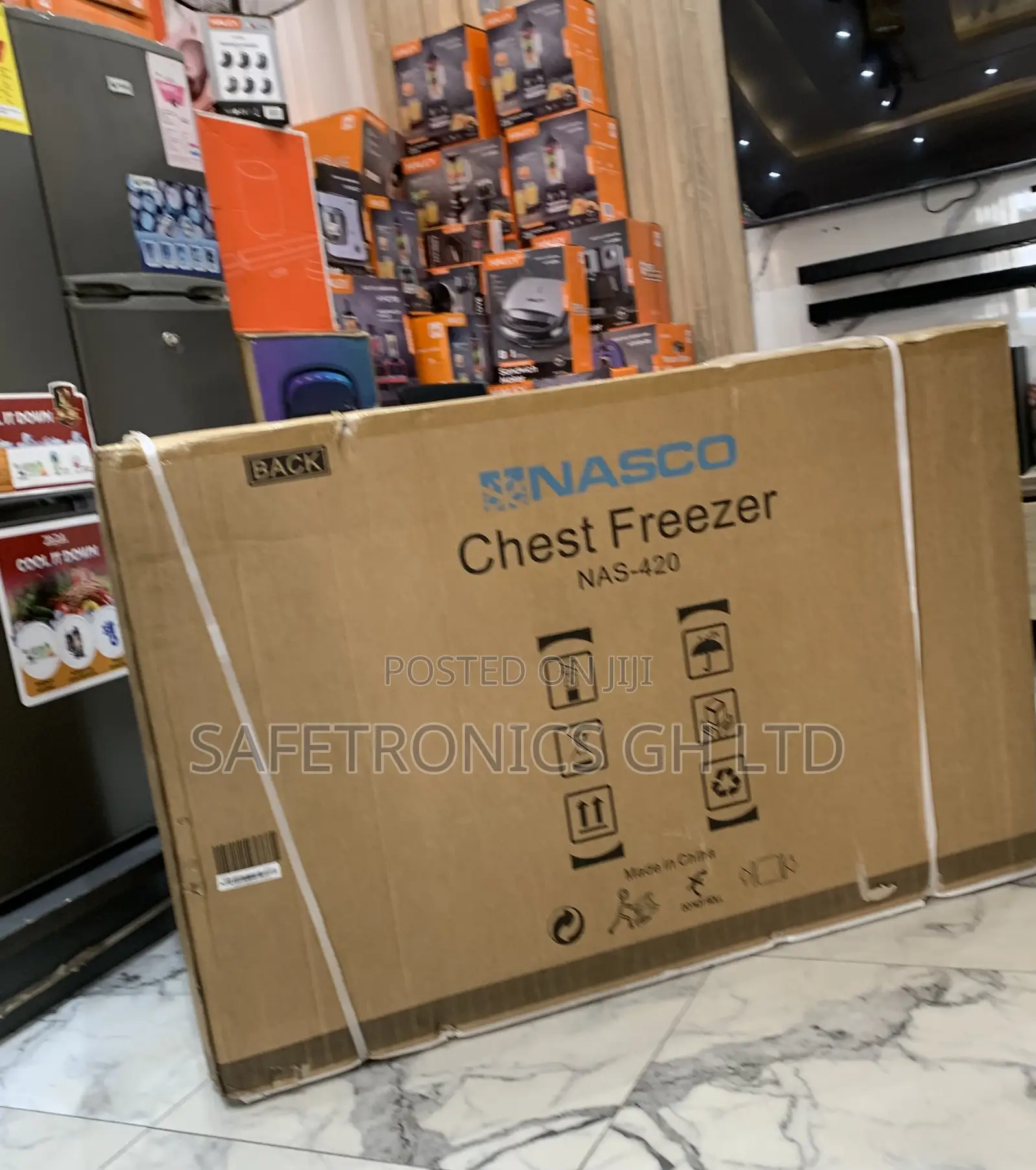 Newly Virtual Nasco Chest Freezer 400l Single Door Nas-475fl-S