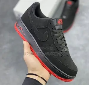 Nike Air Force 1 Low “Black/Red”
