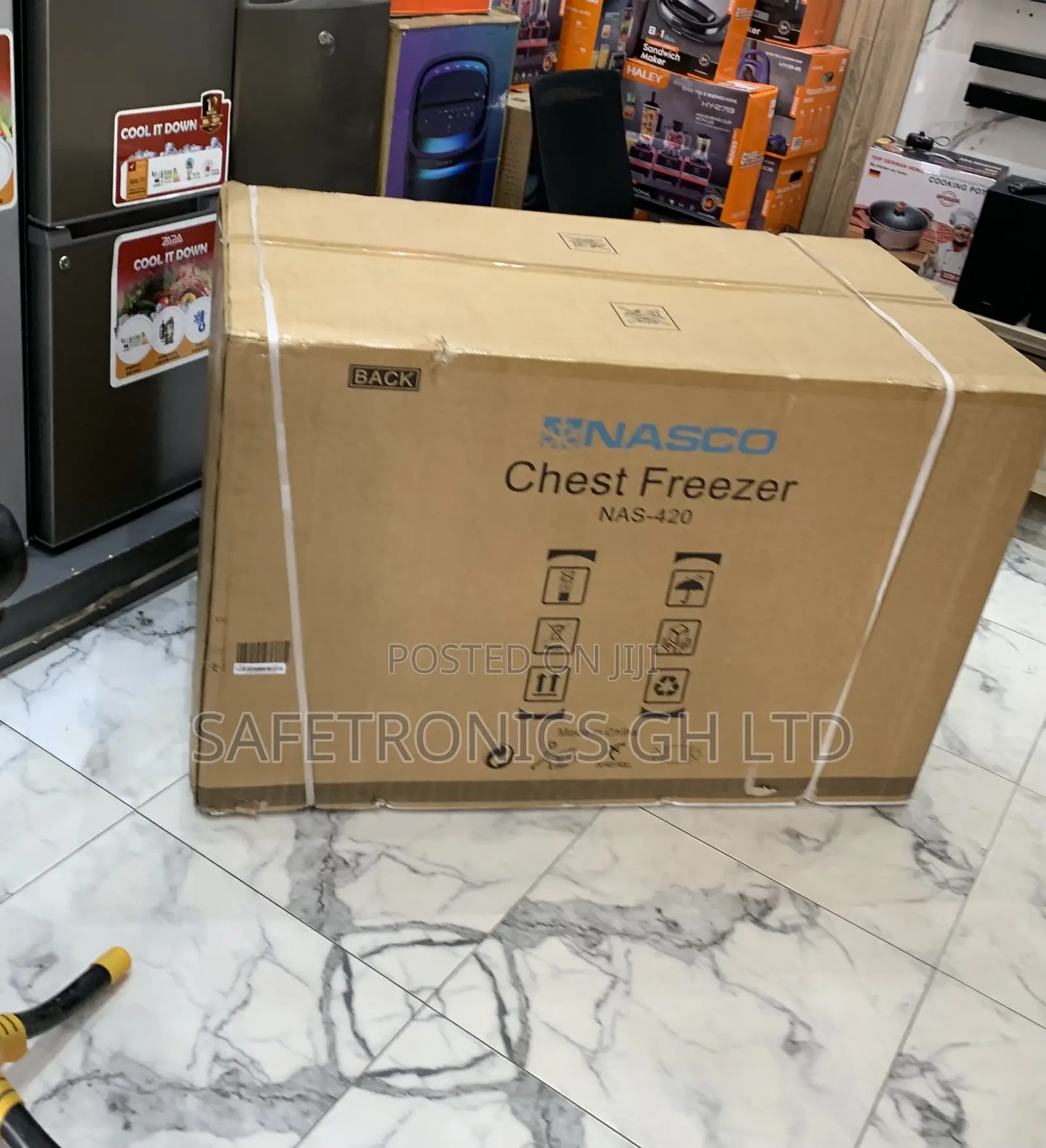Choose New Nasco Chest Freezer 400l Single Door Nas-475fl-S