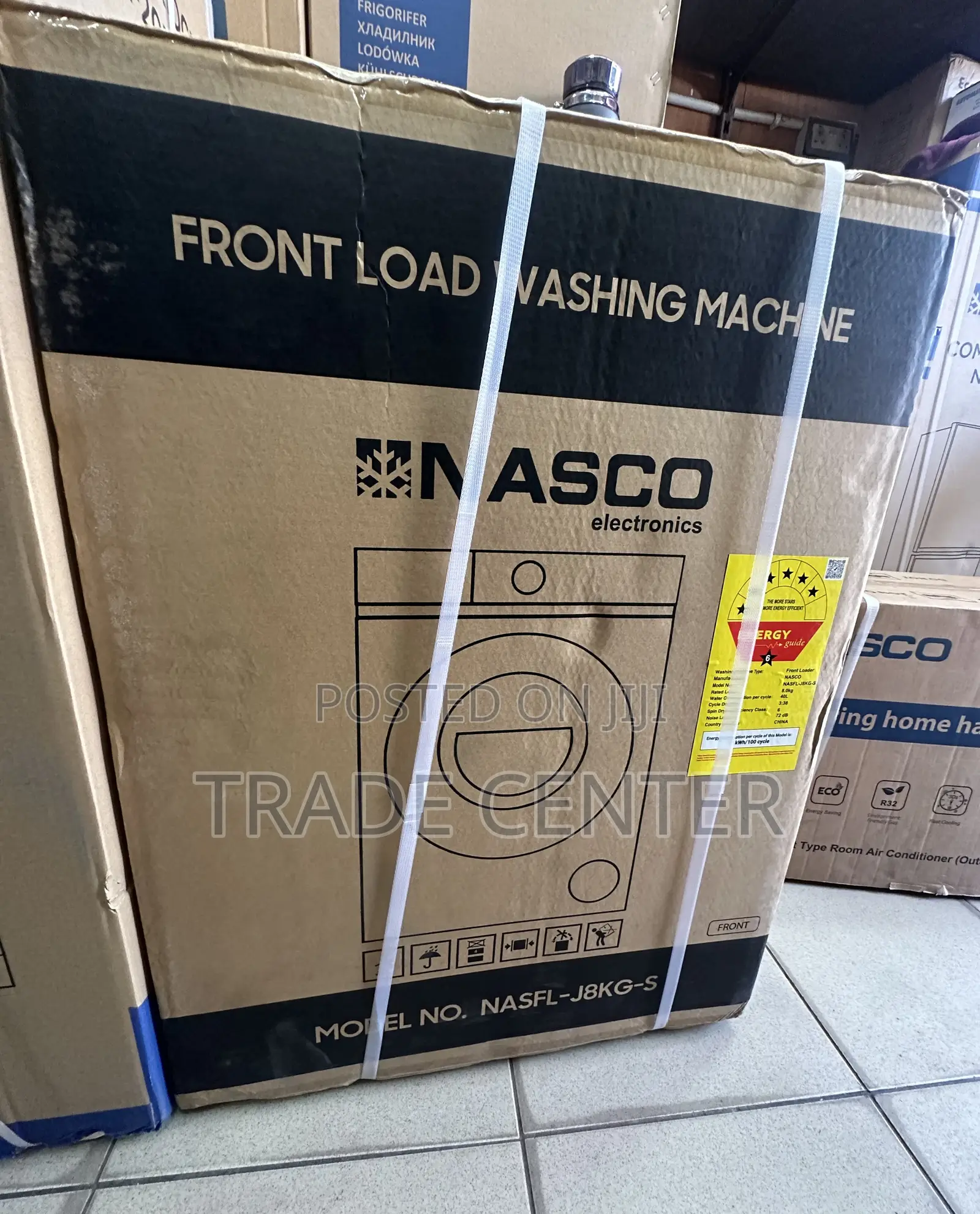 Nasco 8kg Front Load Washing Machine