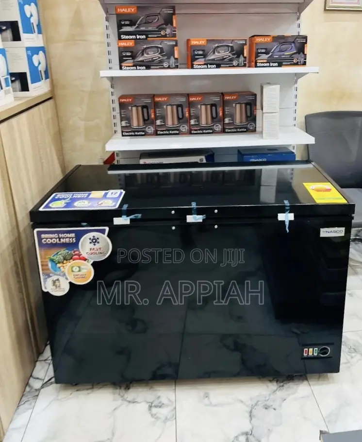 Choose Premium Nasco 1 Door Electric Chest Freezer(Nas475fl)Black.