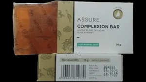 Assure Complexion Bar - Skin Care Soap With Kesar, Olive Honey (75g)