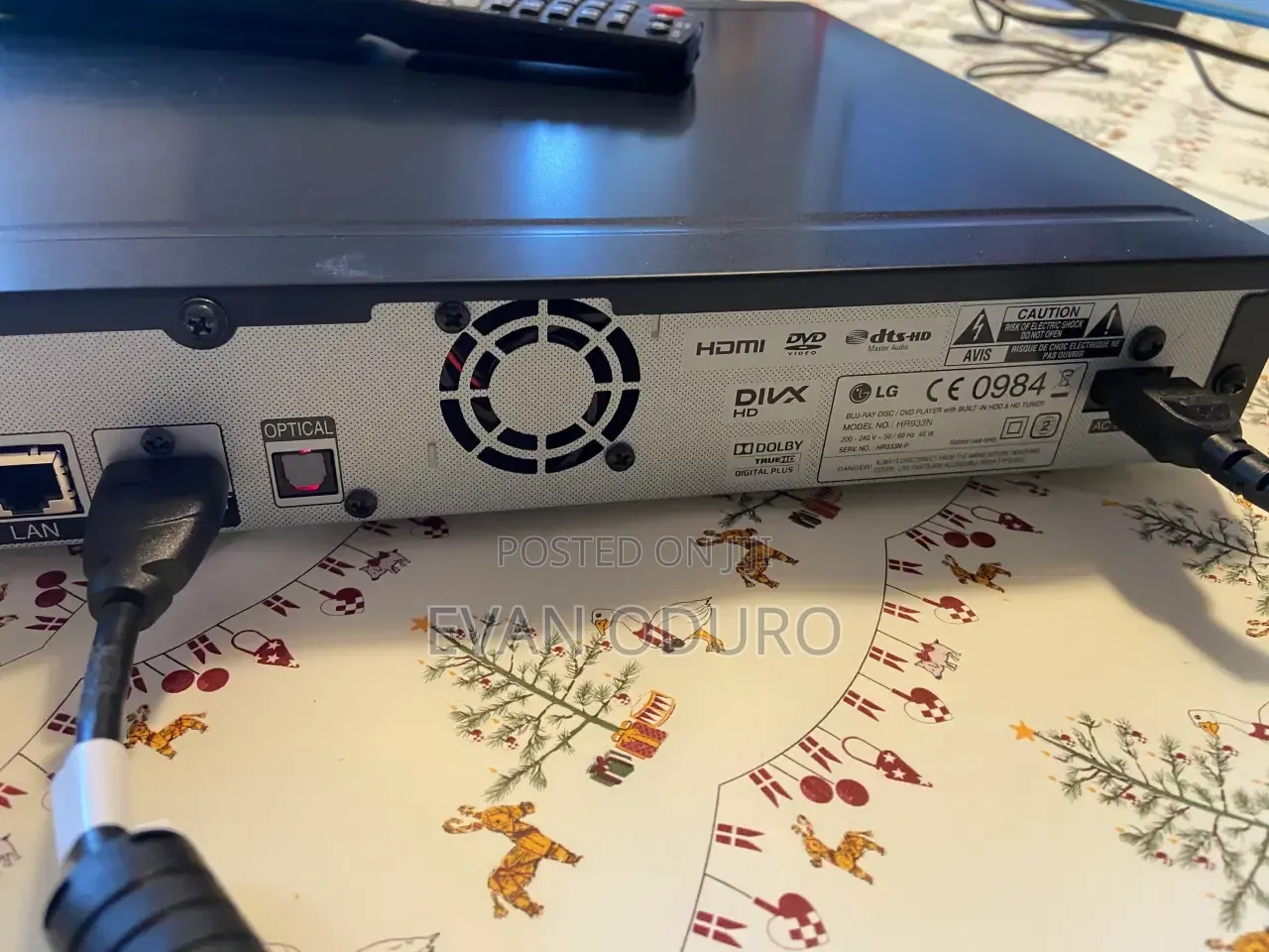 Lg Smart Blu-Ray Disc Player/With Built in Hard Drive/Wifi/Us/ DVB-T2