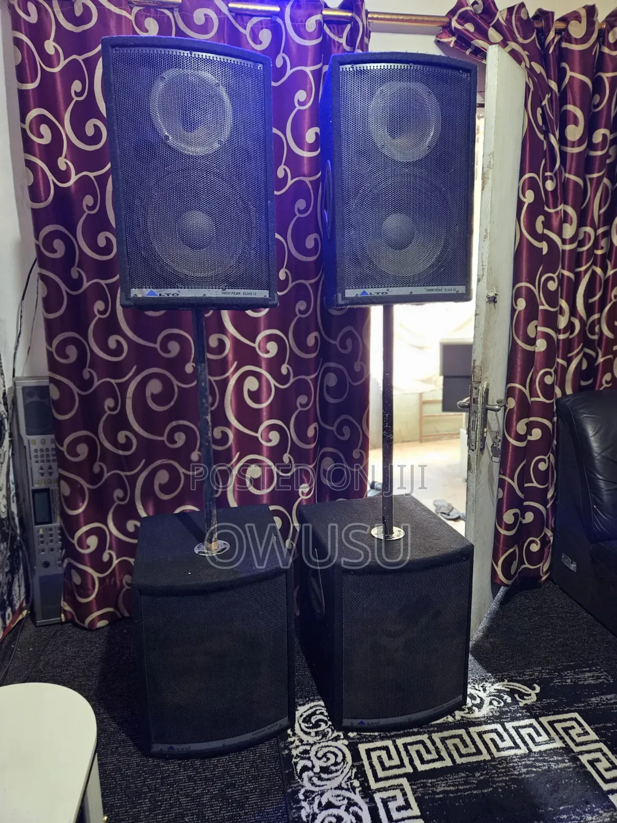 Alto 12inc Mid 15inch Bass