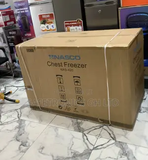 Exclusive Grey Nasco Chest Freezer 400l Single Door Nas-475fl-S