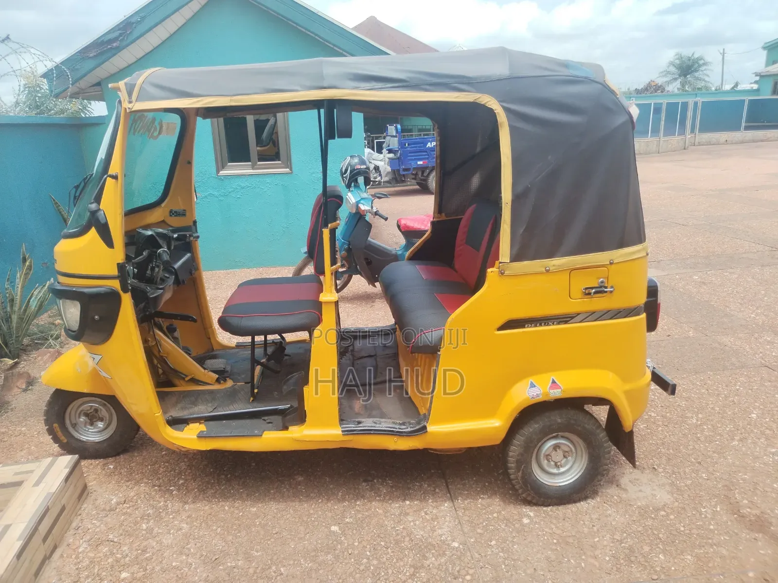 TVS King Deluxe Plus iTouch Start 2021 Yellow
