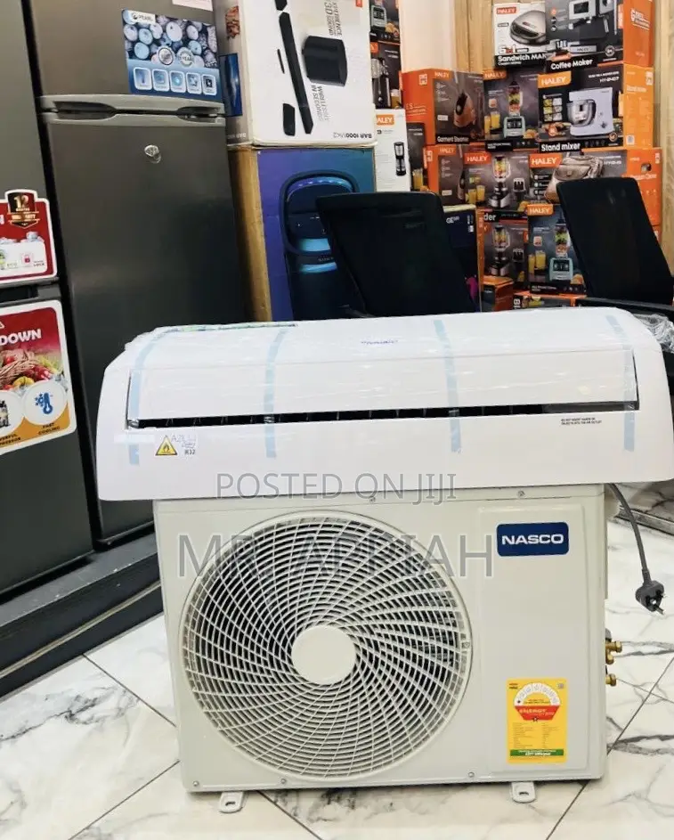 Sleek Nasco 1.5hp Air Conditioner(R410 Gas)White 