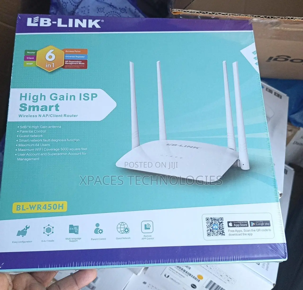 Secondary Wireless Router, Lb-Link Bl-Wr450h 300mbps High Gain Smart
