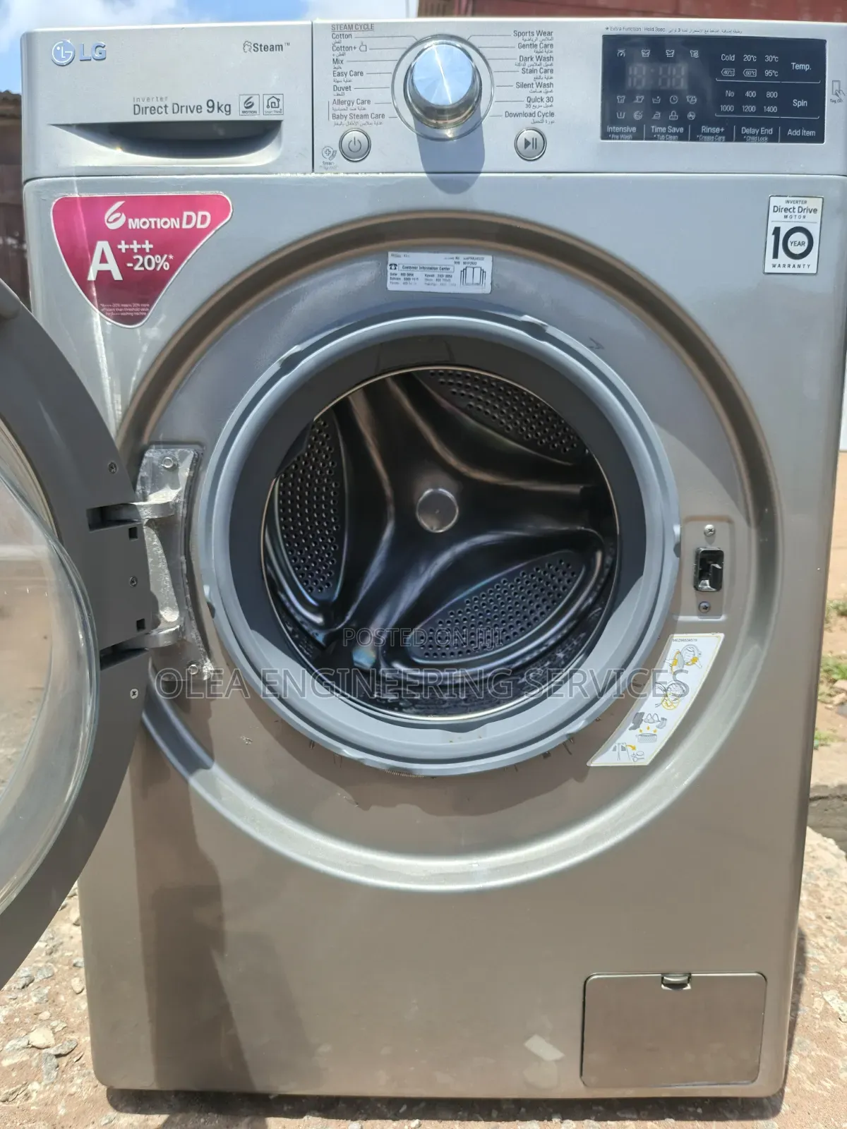 Lg 9kg Wash and Spin