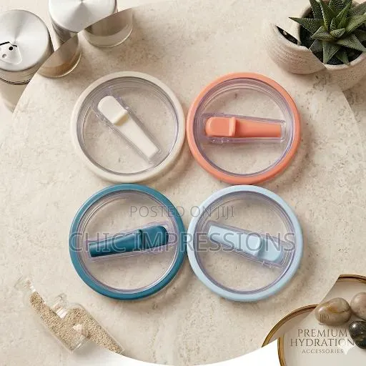 Spill-Proof Stanley Lids With Straw