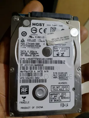 500gb Laptop Harddrive