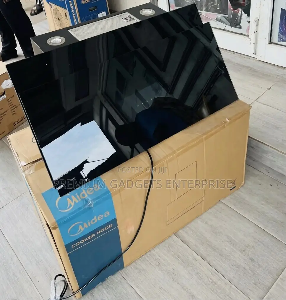 Midea Built-in Angled Glass Cooker Hood. 90cm