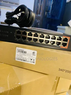Xpaces GNT-Es18ud-P 16-Port Poe + 2gigabit, Network Unmanaged Switch