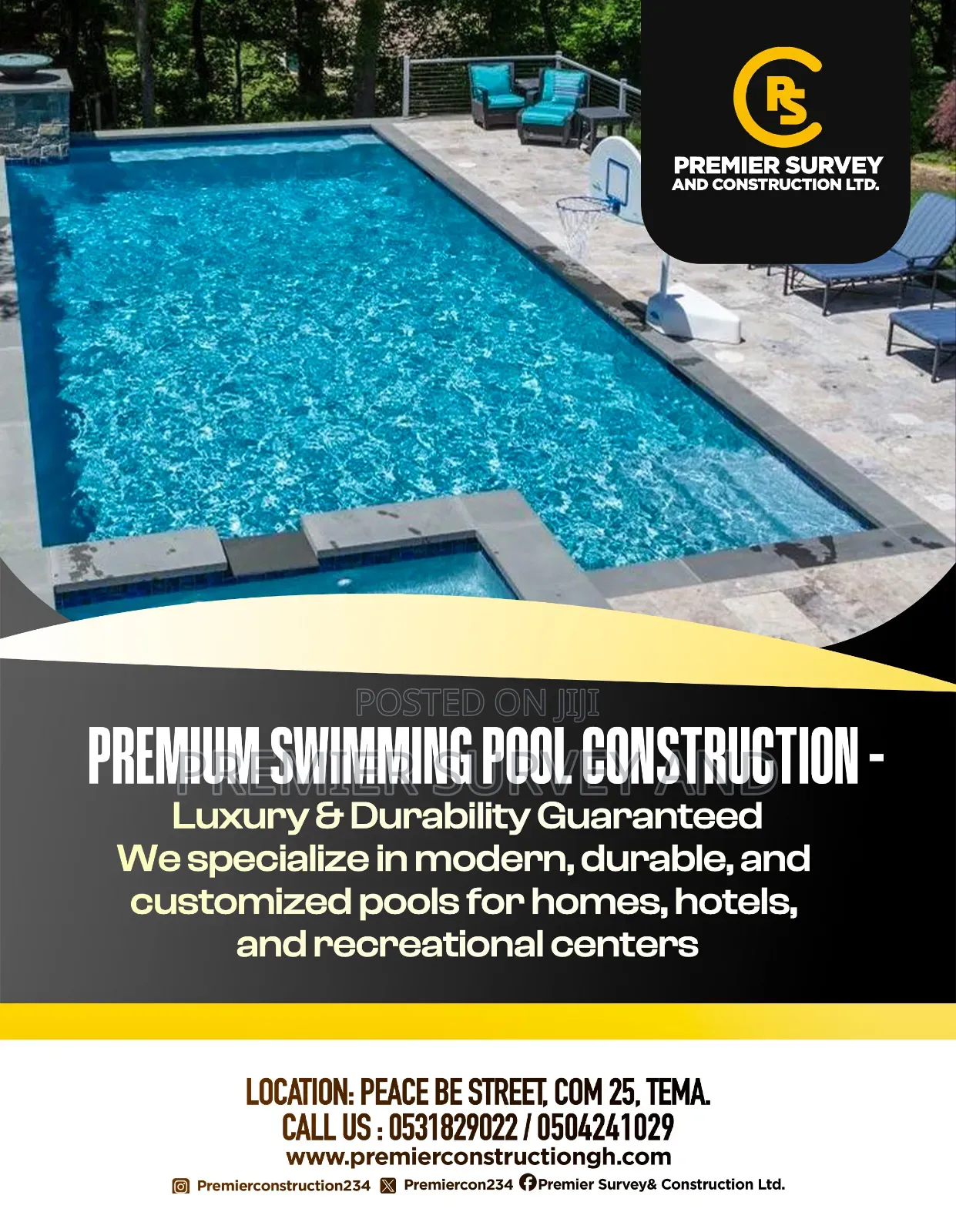 Expert Swimming Pool Design Construction