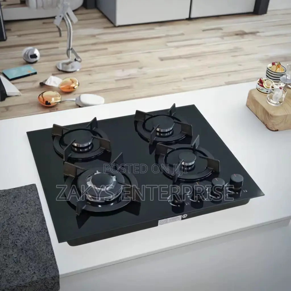 Inbuilt Glass Gas Stove Burner 4