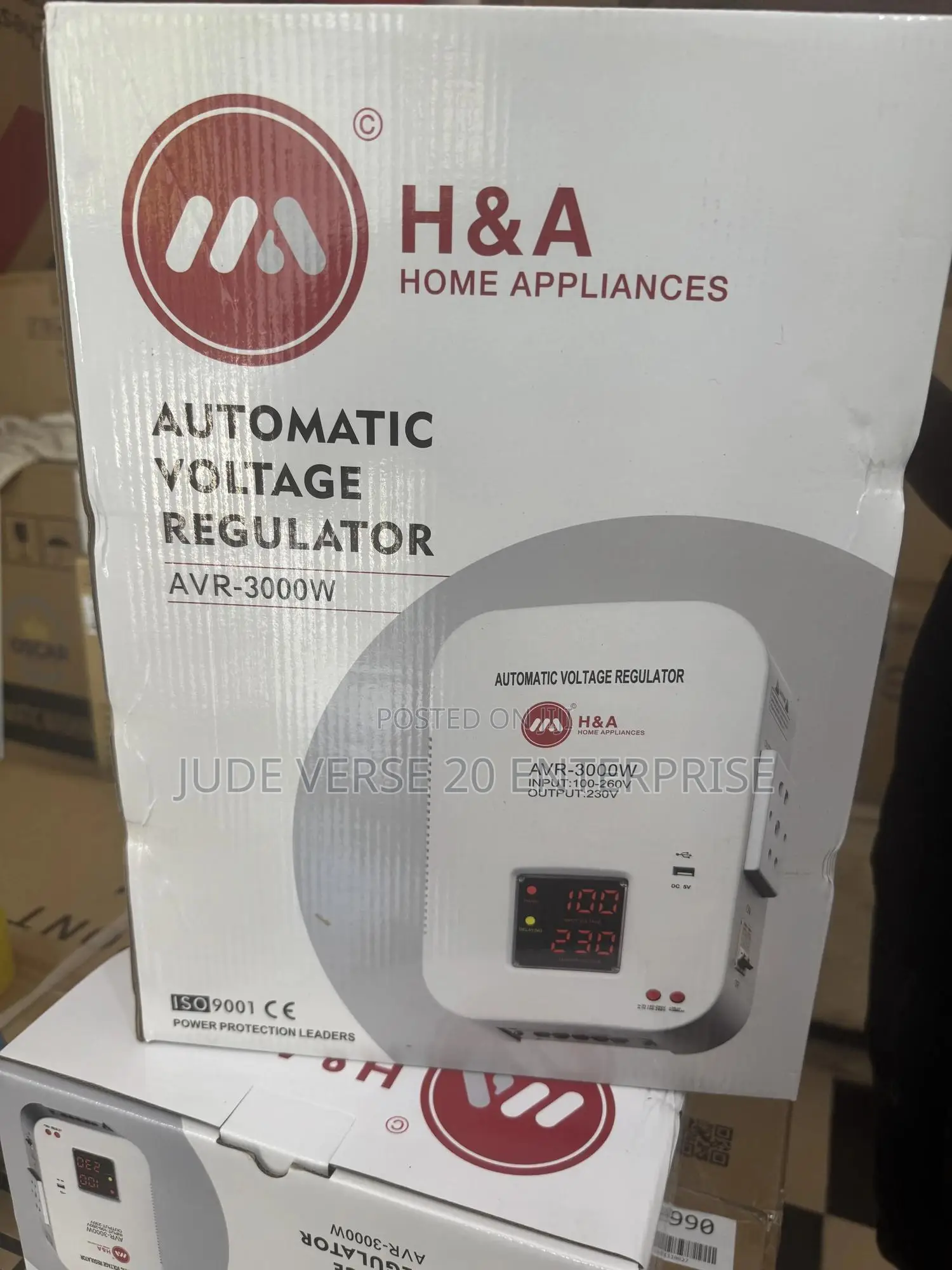 3000 Watts Automatic Voltage Regulator -stabilizer