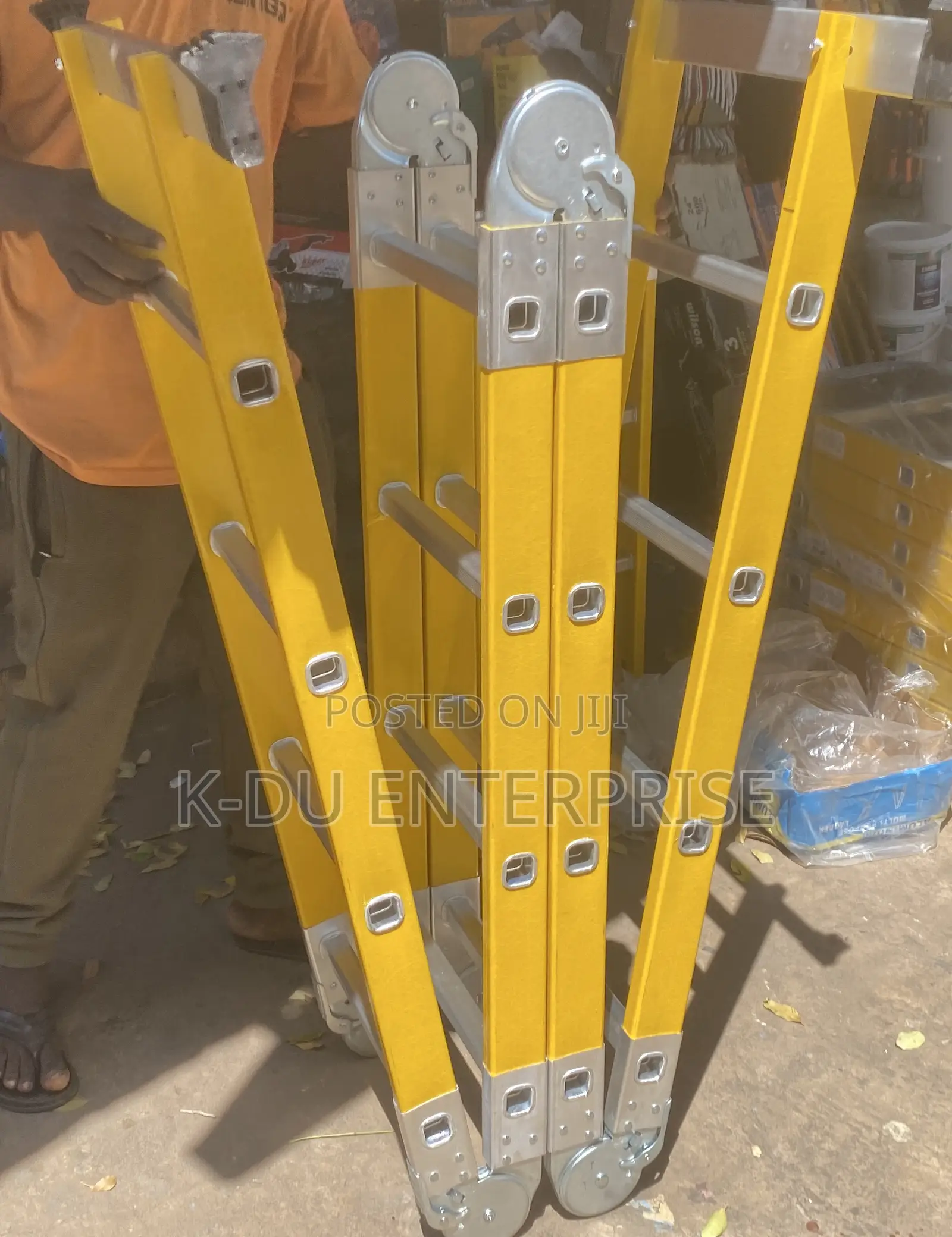 Yellow Fiberglass Ladder 4x4 for sale - K-DU ENTERPRISE Price: GH ...