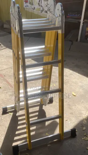 Yellow Fiberglass Ladder 4x4