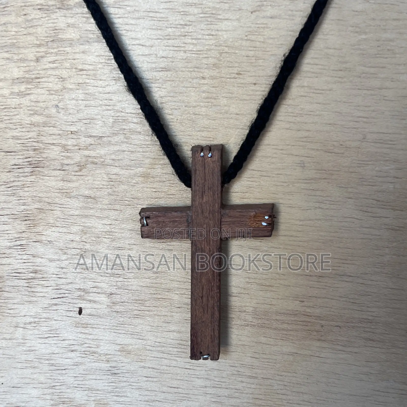 Cross Necklace (Brown)