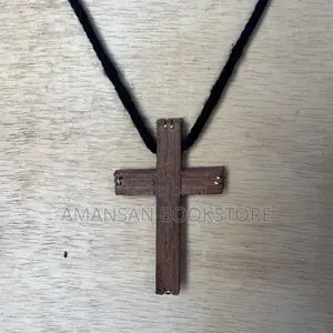 Cross Necklace (Brown)