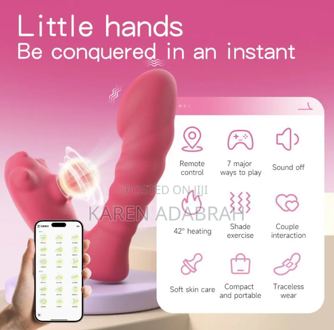 Rose G-Spot Vibrator With 10 Licking Clitoral Vibration Mode