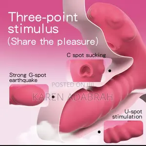 Rose G-Spot Vibrator With 10 Licking Clitoral Vibration Mode