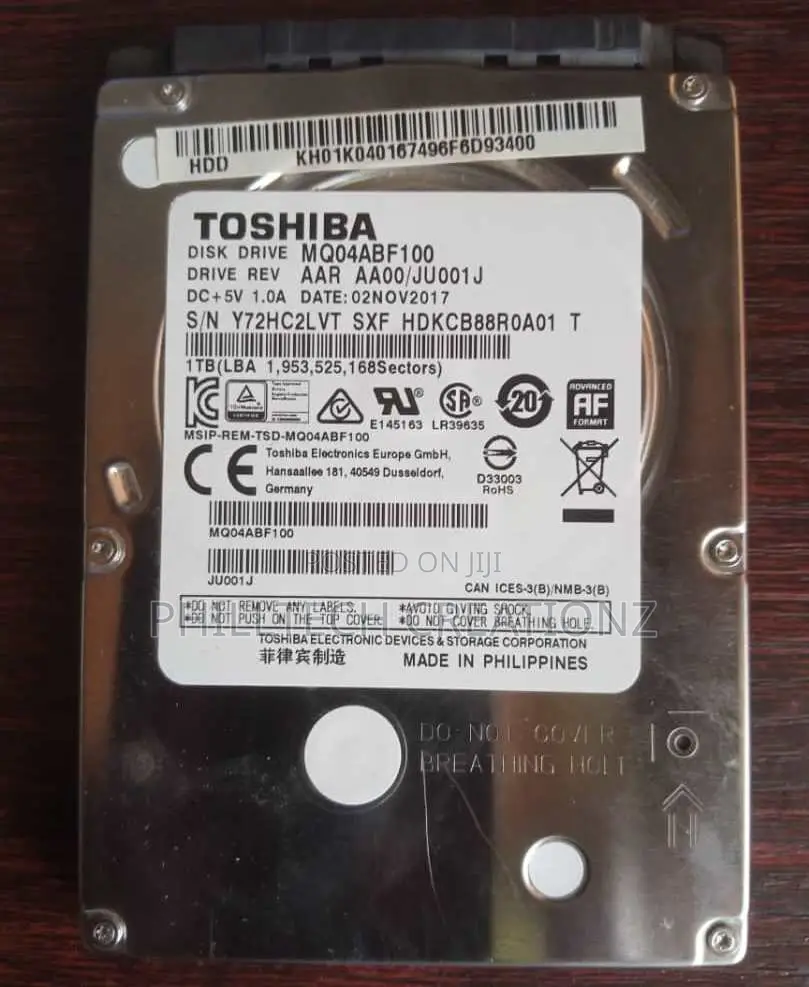 Laptop Hard Drive 1 Terabyte