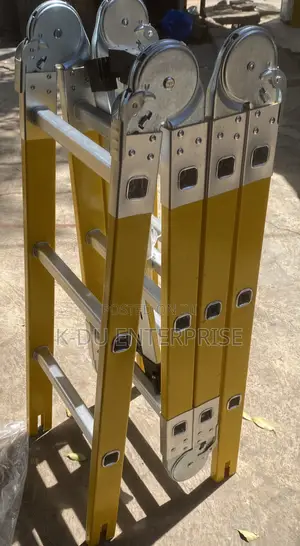Yellow Fiberglass Ladder 4x3 (12ft)