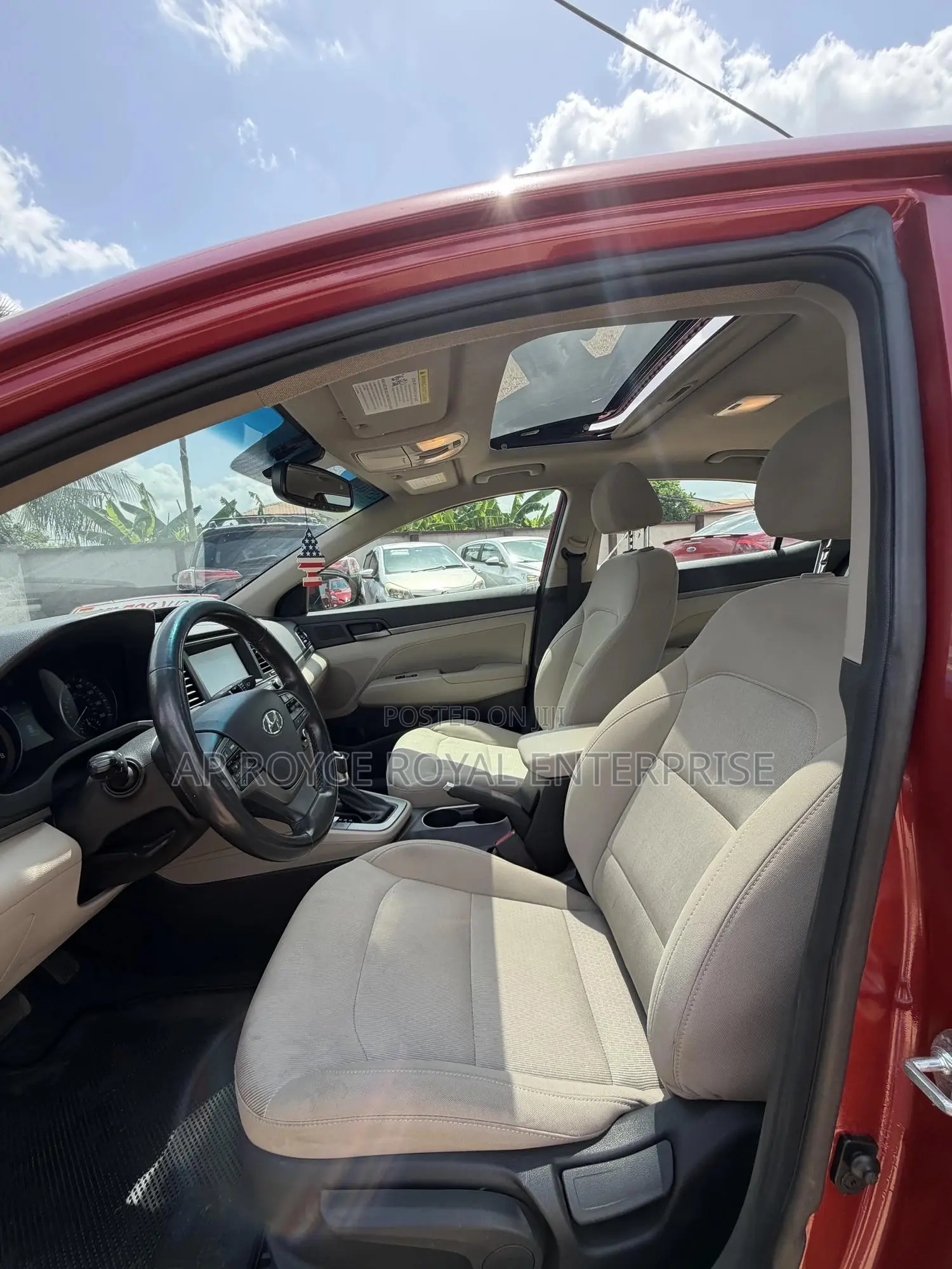 Hyundai Elantra Limited 2018 Red