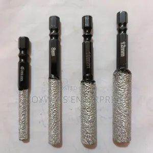 Diamond Dry Drill Bit Set (6 - 12mm) for Granite and Ceramic.