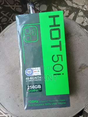 New Infinix Hot 50i 256 GB Black