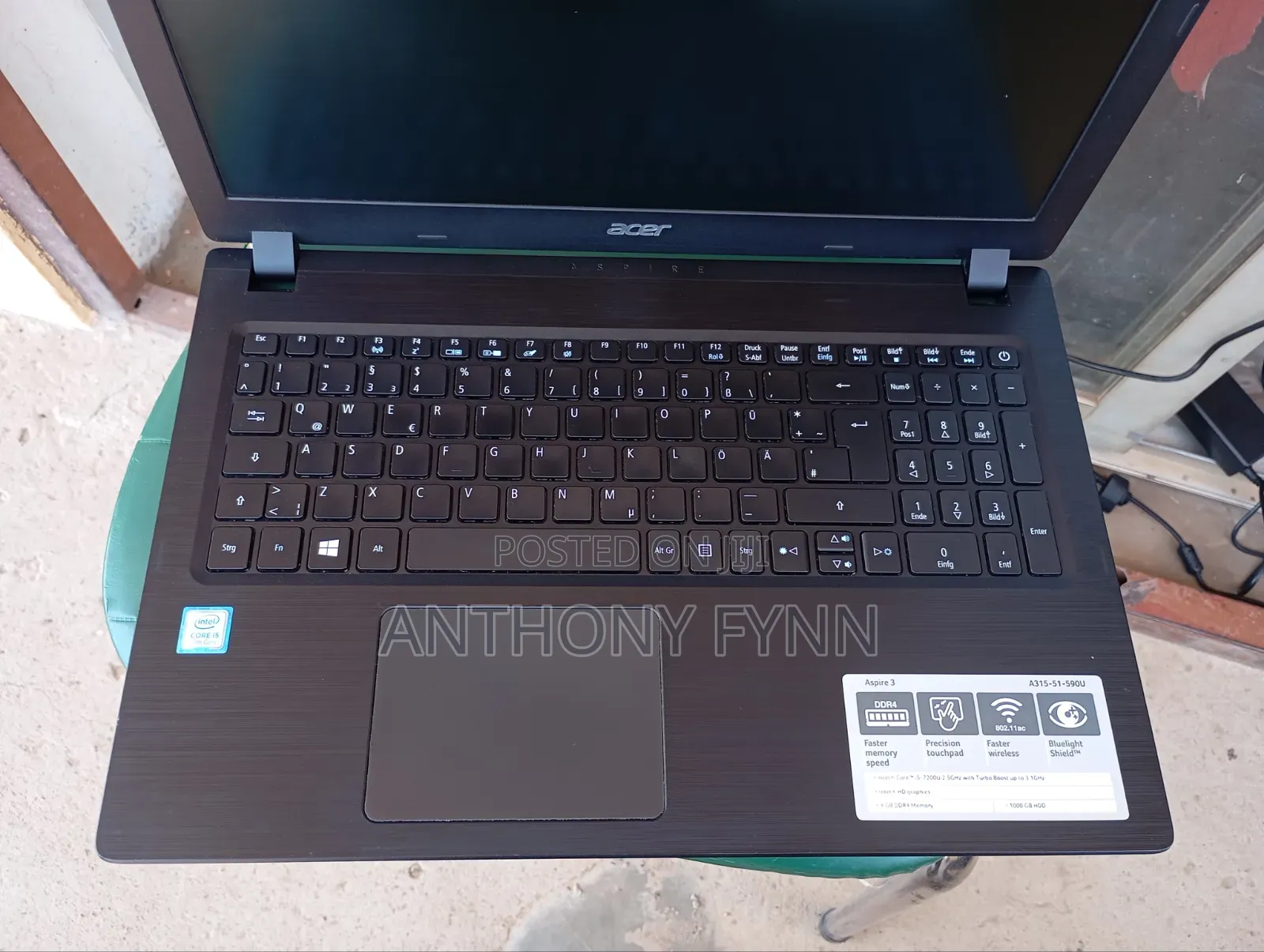 Laptop Acer Aspire 3 A315-51 8GB Intel Core i5 SSD 256GB