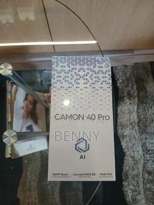 New Tecno Camon 40 Pro 5G 256 GB Black