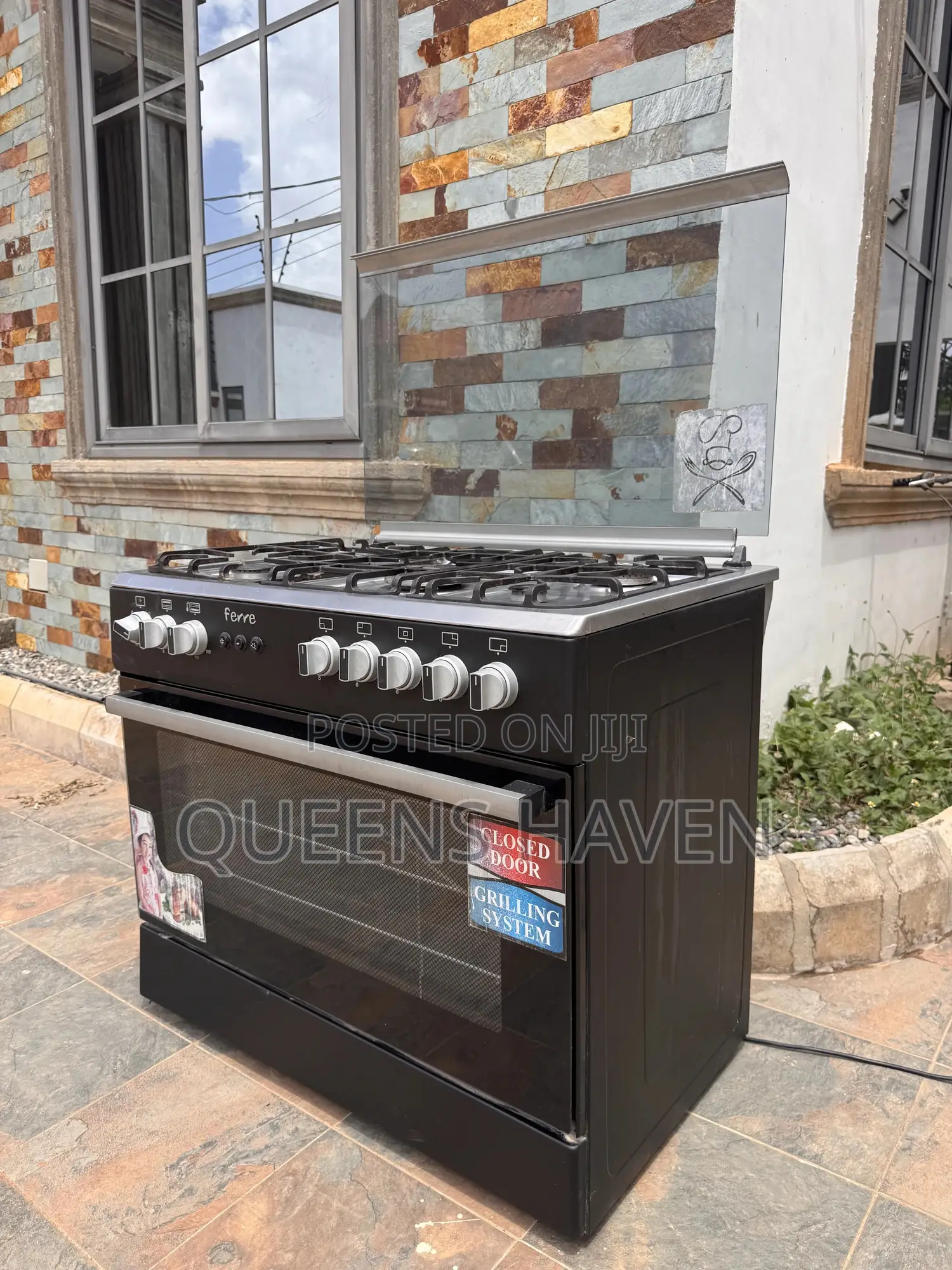 Ferre 5 Burner Gas Cooker Oven