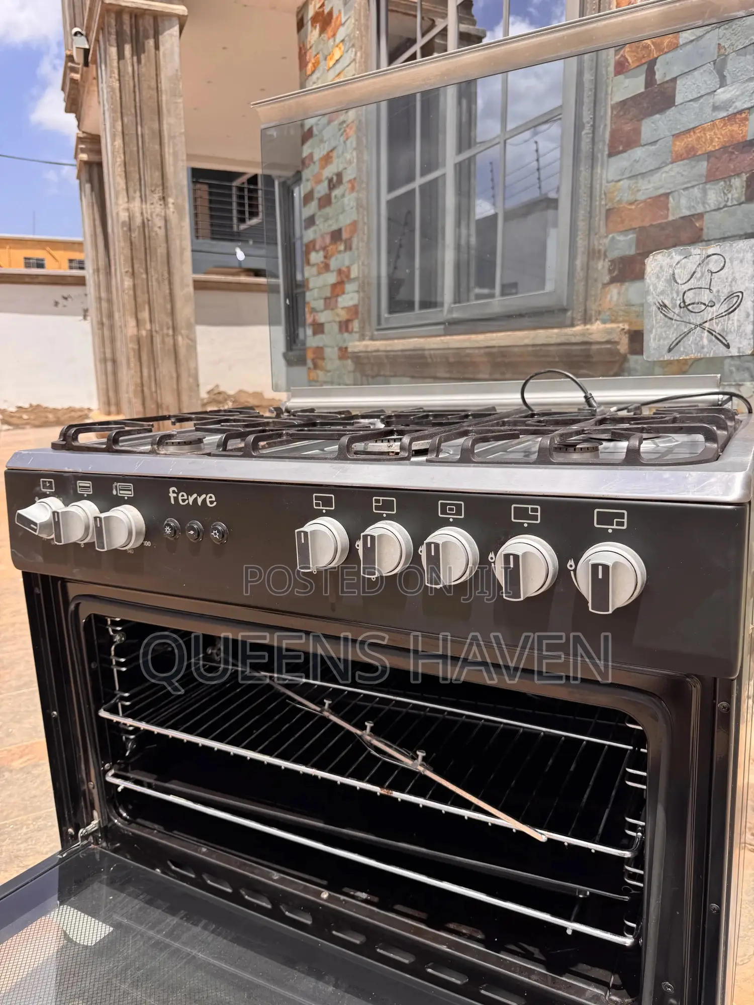 Ferre 5 Burner Gas Cooker Oven