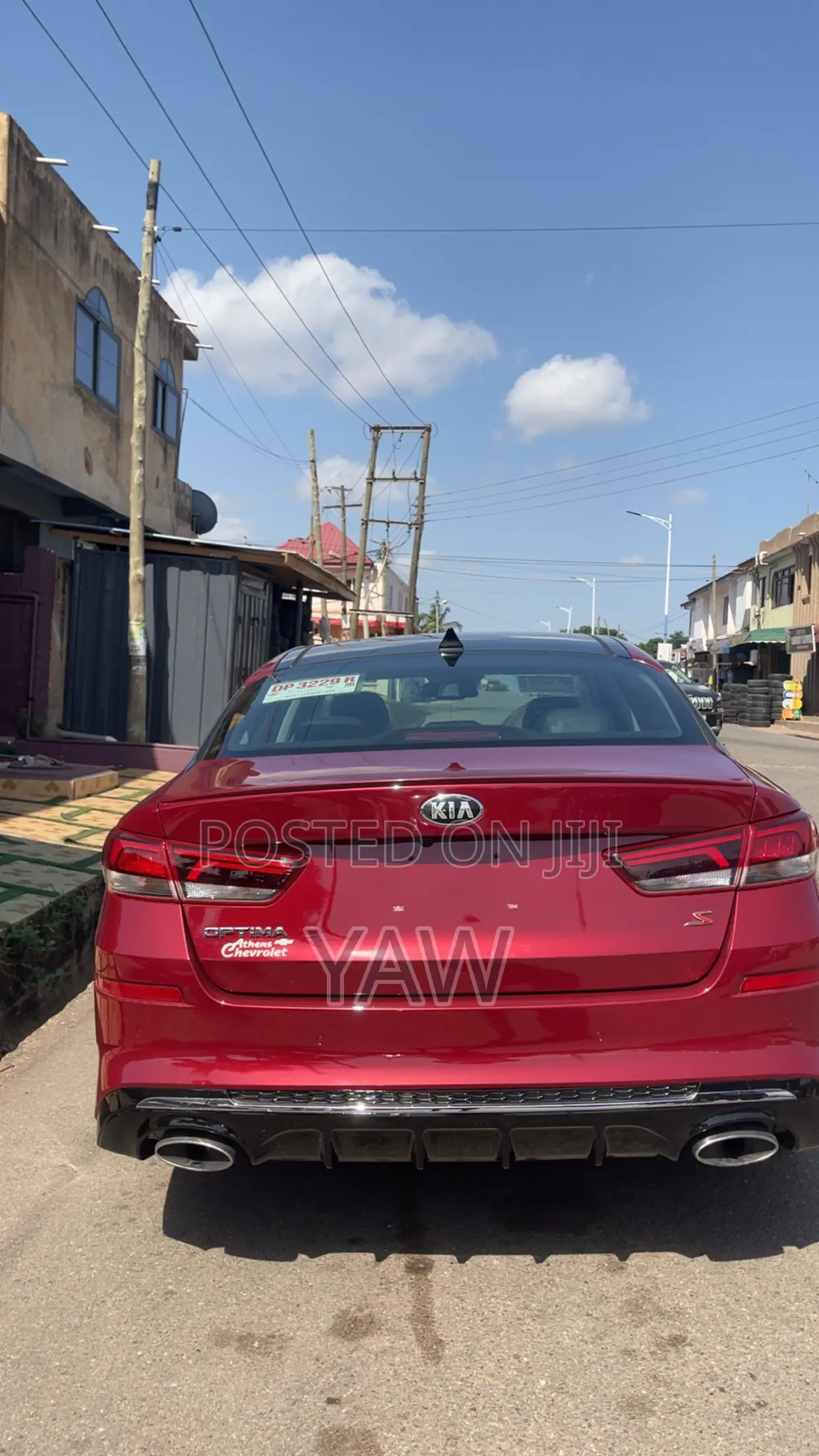 Kia Optima S 2019 Red