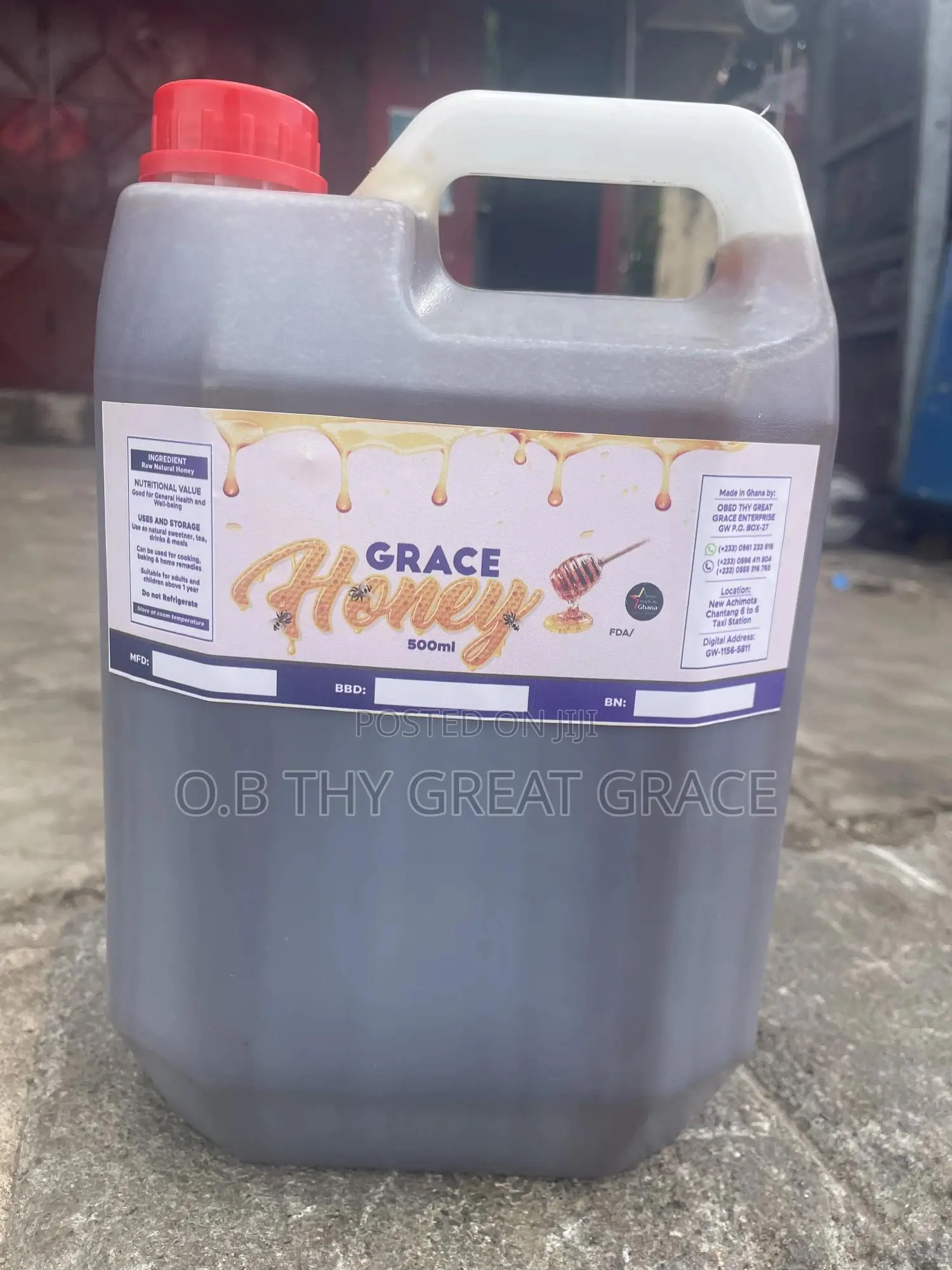 100% Raw Honey With No Dilution